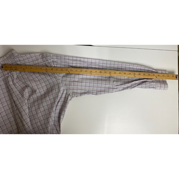 G.H. Bass & Co Men's Button Down Shirt Collar Neck Long Sleeves  Purple Size XL - Picture 7 of 7